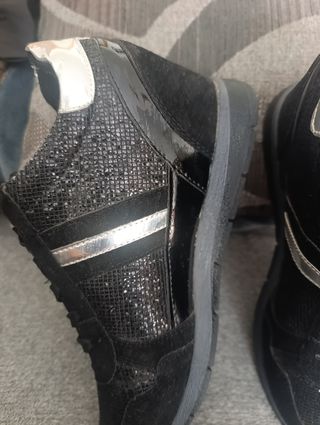 Zapatillas Xti Mujer Negras Plataforma