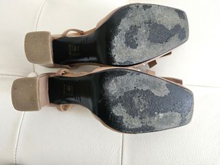 Sling back in morbida pelle, taglia 36