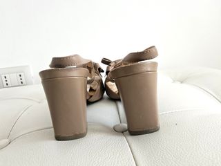 Sling back in morbida pelle, taglia 36