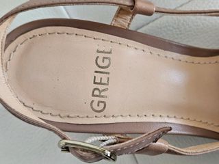 Sling back in morbida pelle, taglia 36
