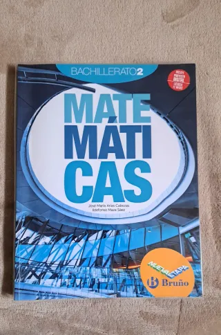 Matemáticas 2 Bachillerato Nueva etapa Bruño