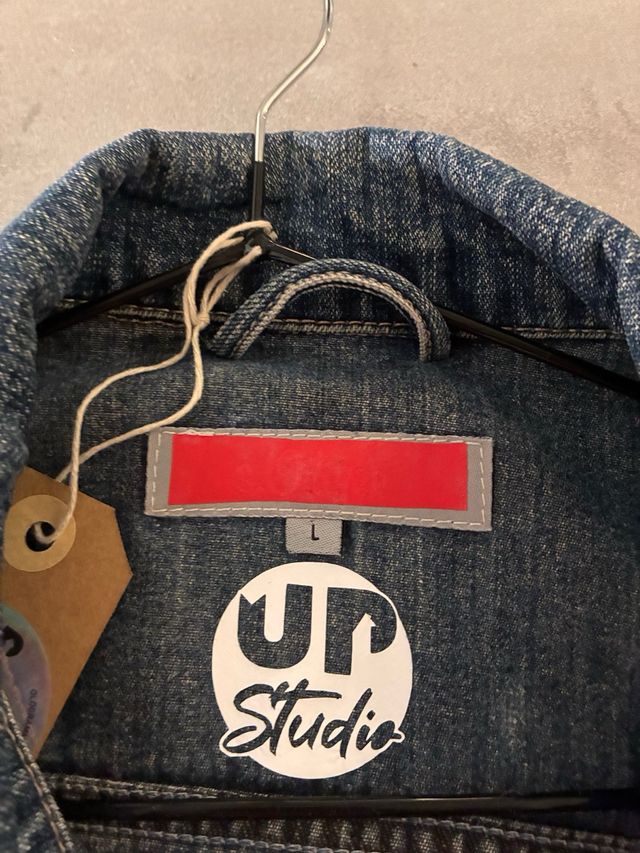 Giubbotto Jeans Customizzato Jordan  taglia L