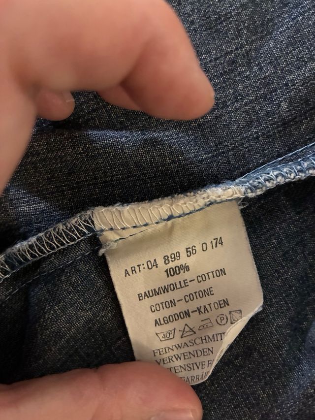 Giubbotto Jeans Customizzato Jordan  taglia L