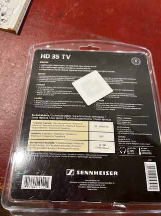 Cuffie Sennheiser HD 35 TV con controllo del volume
