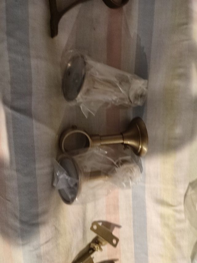 soportes para barra de cortina metal.