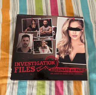 Juego Investigación Asesinato en París