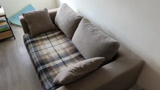 Sofa marron de 2 plazas amplias Maisons Du Monde