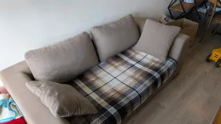 Sofa marron de 2 plazas amplias Maisons Du Monde