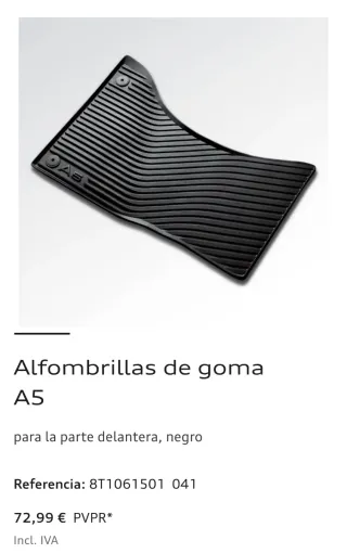 Alfombrillas Audi A5 Originales