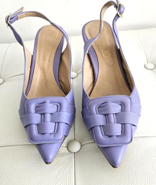 Sling back in pelle, taglia 36 it.