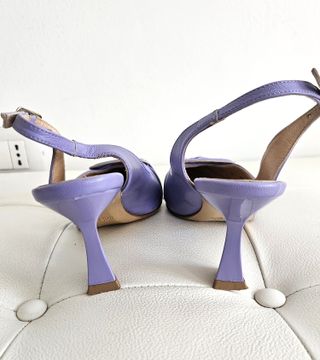 Sling back in pelle, taglia 36 it.