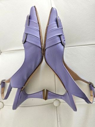 Sling back in pelle, taglia 36 it.