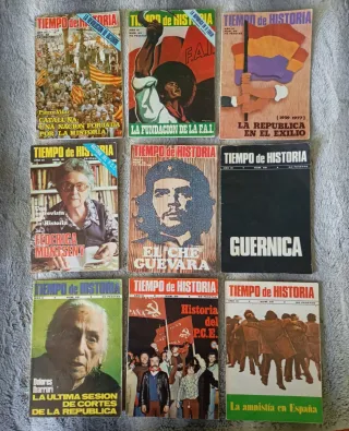 Revista antigua Tiempo de historia