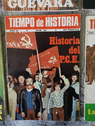 Revista antigua Tiempo de historia