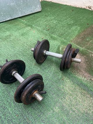 Mancuernas ajustables juego de 10 kg