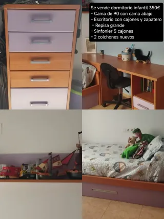 Dormitorio infantil completo