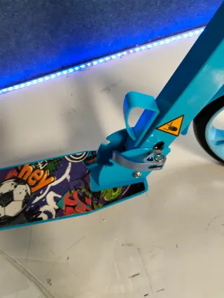 Patinete Arebos City Scooter Azul Plegable