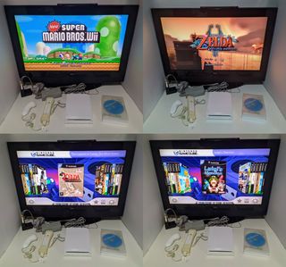 Pack Wii + Juegos + Tabla WiiFit+WiiFl-ow 32 g.b