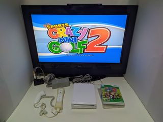 Pack Wii + Juegos + Tabla WiiFit+WiiFl-ow 32 g.b