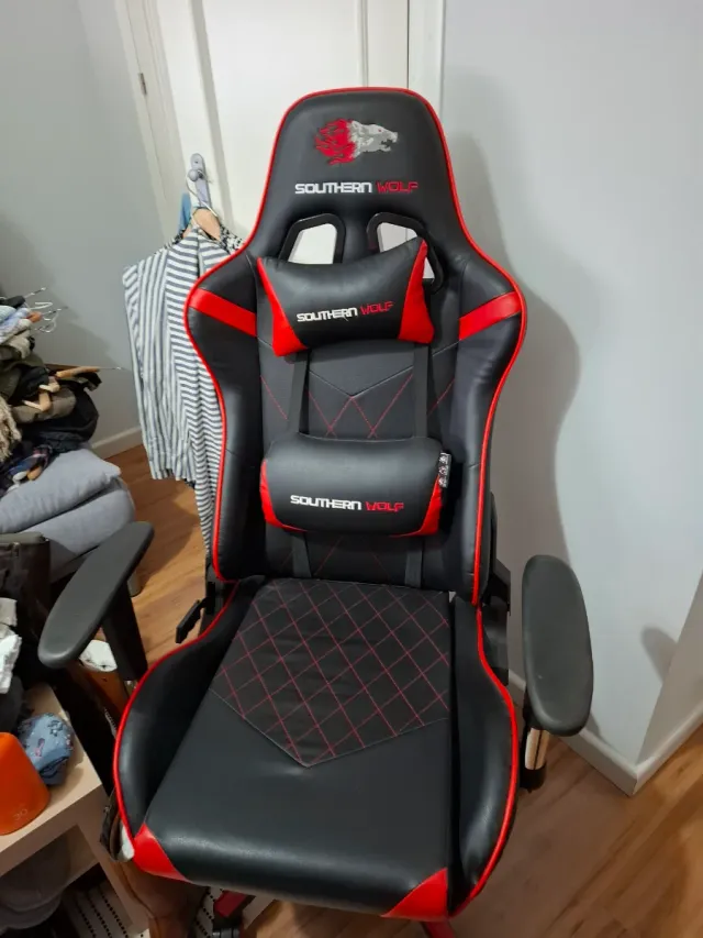 Silla Gaming Southern Wolf Negra/Roja