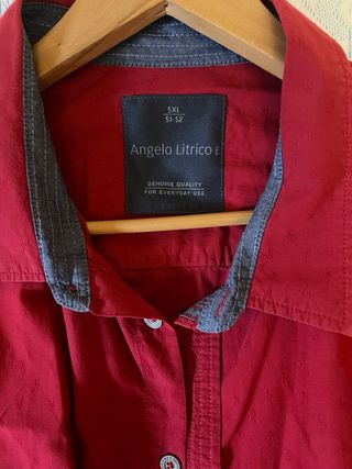 Camisa Roja Angelo Litrico Talla XXXL