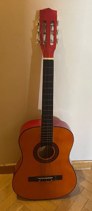 Guitarra Clásica Española Roja