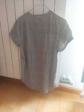 Camiseta Hollister chico gris