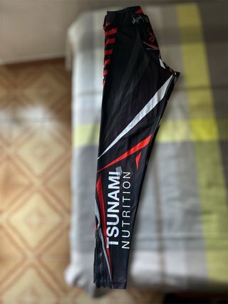 Leggings Tsunami Nutrition Nero/Rosso