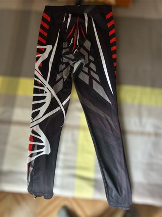 Leggings Tsunami Nutrition Nero/Rosso