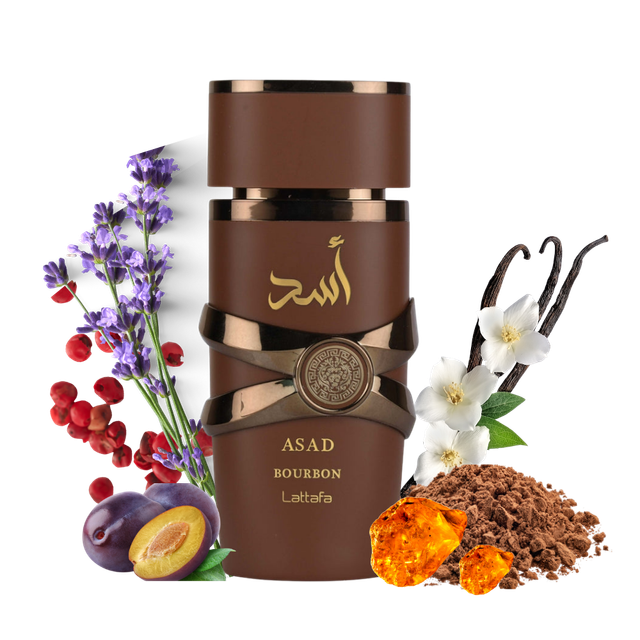 Perfume Asad Bourbon Lattafa Unisex Perfume Árabe