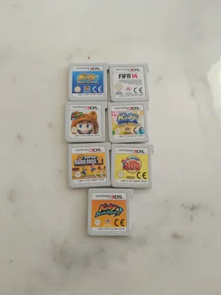 Nintendo 3DS Naranja/Blanco con Accesorios
