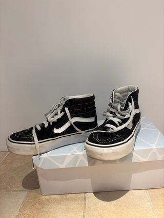 Scarpe Vans Sk8-Hi nere