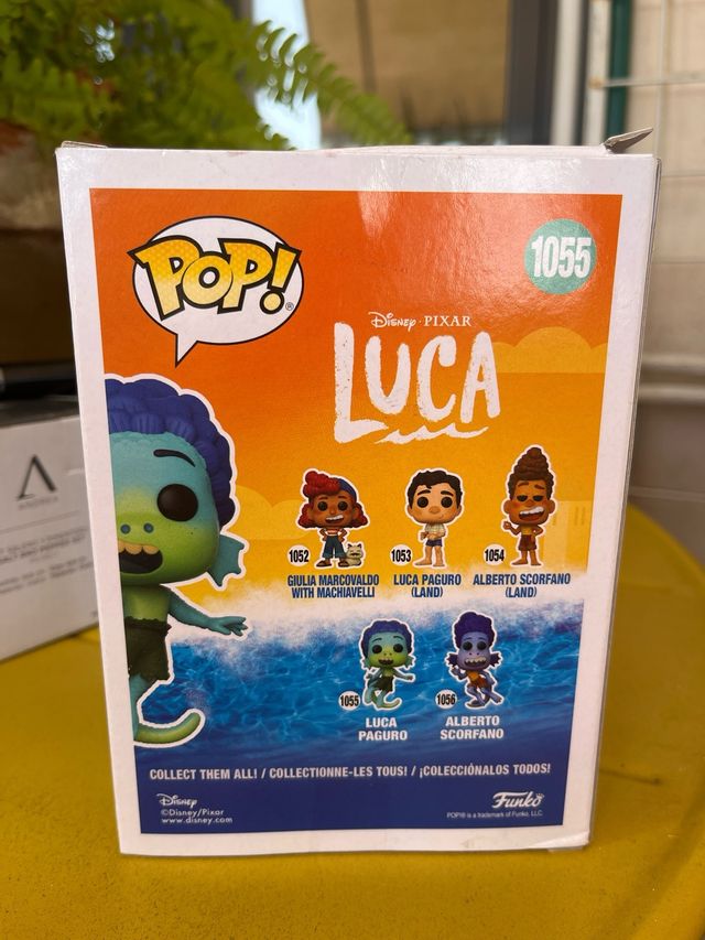 Funko Pop Luca Paguro 1055 Disney Pixar