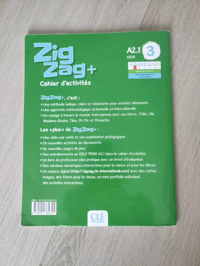 Zigzag plus niveau 3 exercices - Cahier d'activ...