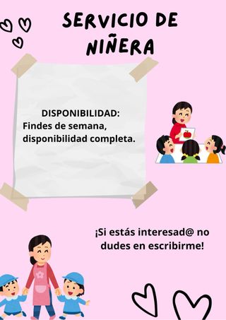 trabajo de niñera