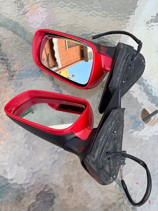 Espejos Retrovisores Rojos
