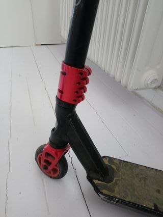 Patinete Patin Velocisimo Negro Rojo