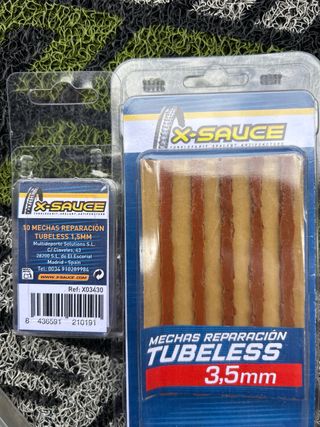 Kit Reparación Tubeless X-Sauce Mechas 