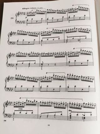 Czerny 24 Pequeños Estudios Velocidad Op. 636