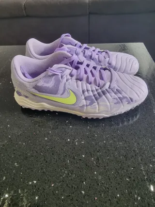 Zapatillas Nike Fútbol Sala Moradas y Verdes