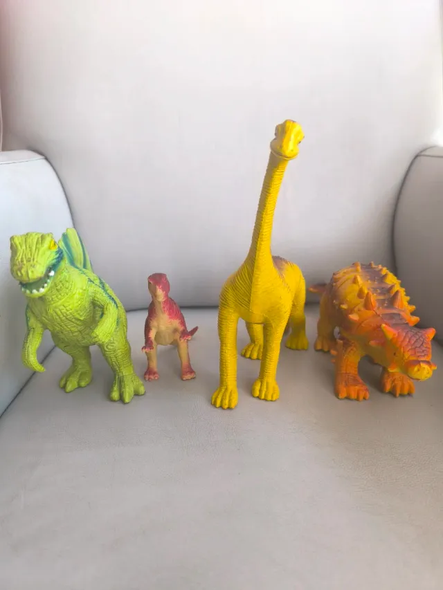 Lote Dinosaurios Vintage Años 80