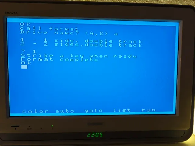 Panasonic MSX2 Ordenador FS-A1F