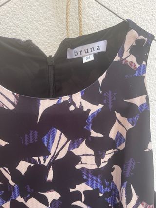 Vestido largo estampado Bruna