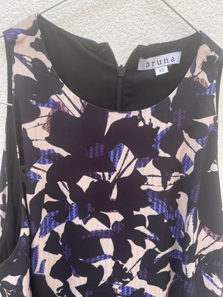 Vestido largo estampado Bruna