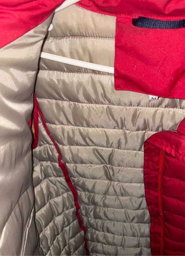 Chaleco acolchado rojo talla M