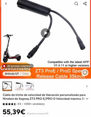 Patinete Eléctrico Segway Z3PRO