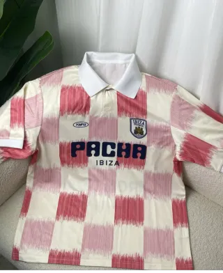 Camiseta Pacha Ibiza Futbol Beige/Rosa