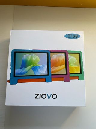 Tablet ZIOVO para niños con funda azul y naranja