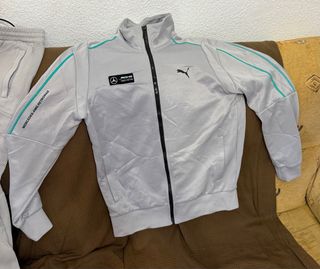 Conjunto Puma Hombre Gris y Turquesa