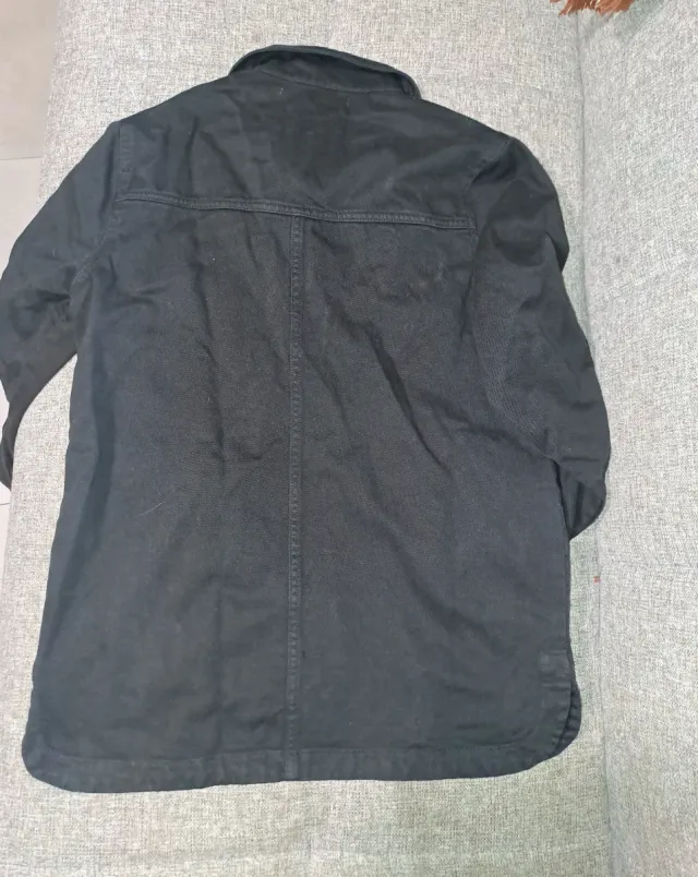 Sobrecamisa negra mujer